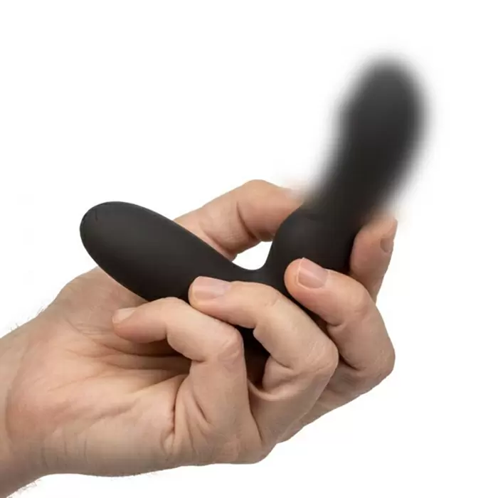 Подвижный массажер простаты Eclipse Roller Ball Probe с подвижным кончиком, 12,75 см, силикон,  черный