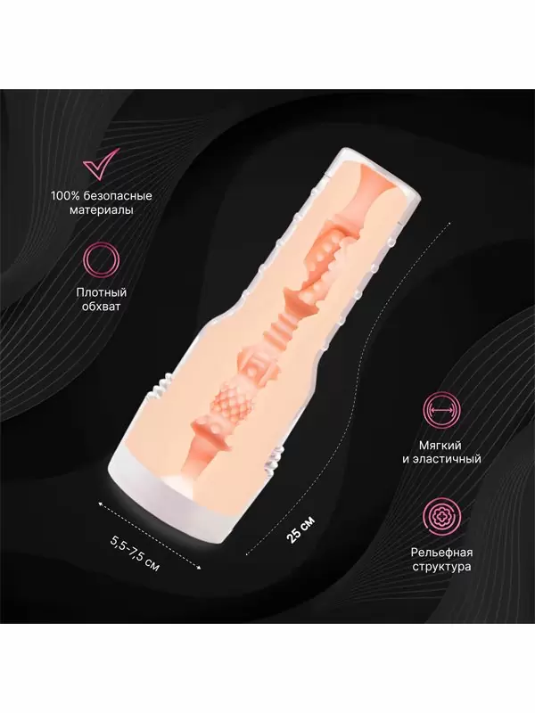 Релистичный мастурбатор Fleshlight Girls Adriana Chechik Next Level, 25 см, анус, телесный