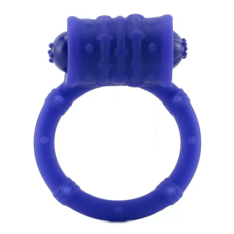 Эрекционное кольцо Posh с вибрацией фиолетовое