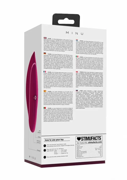 Мощный вибромассажер Minu