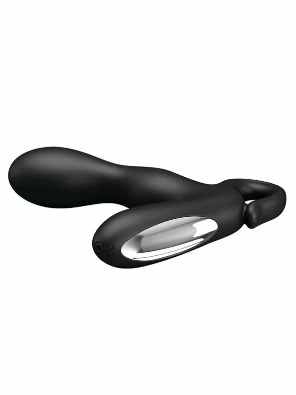 Вибростимулятор простаты BARRACK, 30 режимов, 14 см, черный