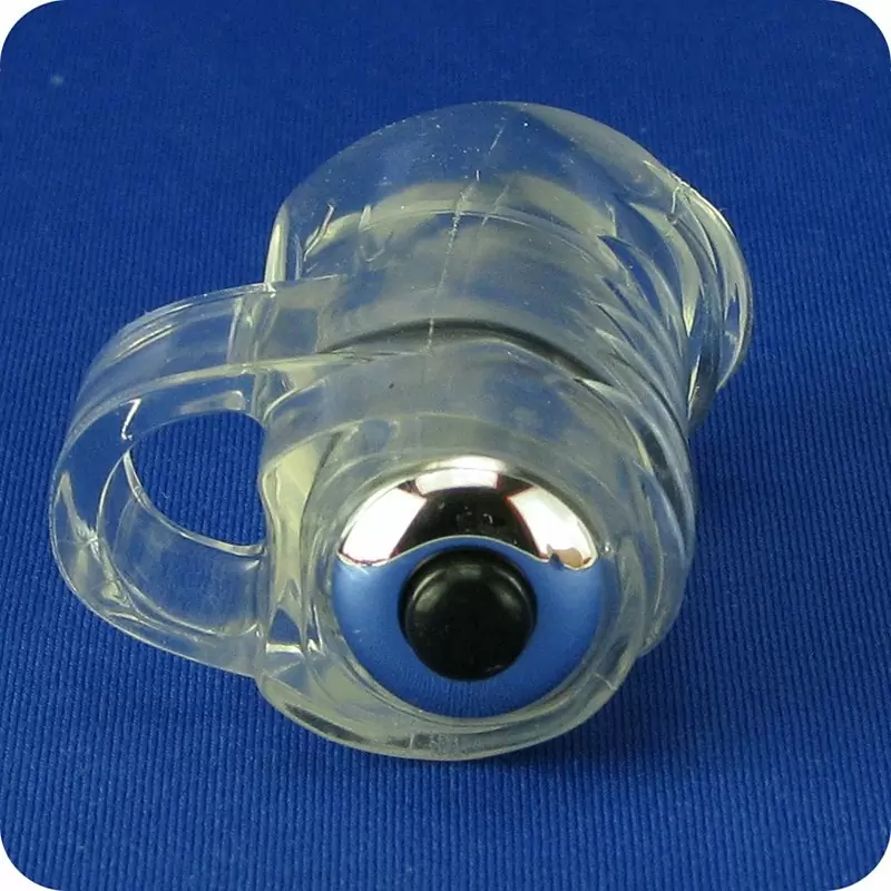 Вибростимулятор на палец Screaming O - Fing O с волнами – прозрачный