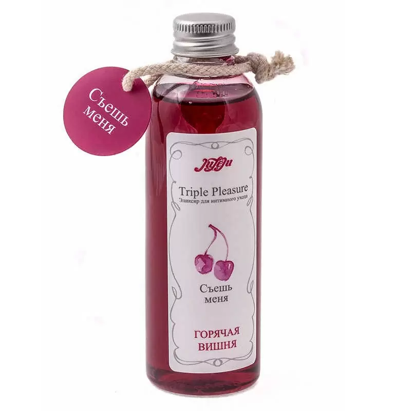Эликсир для интимного ухода Triple Pleasure «Горячая вишня» – 130 мл