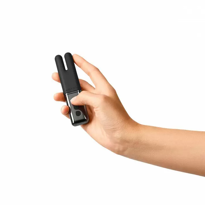 Двухмоторный мини-вибратор Le Wand Deux темный графит