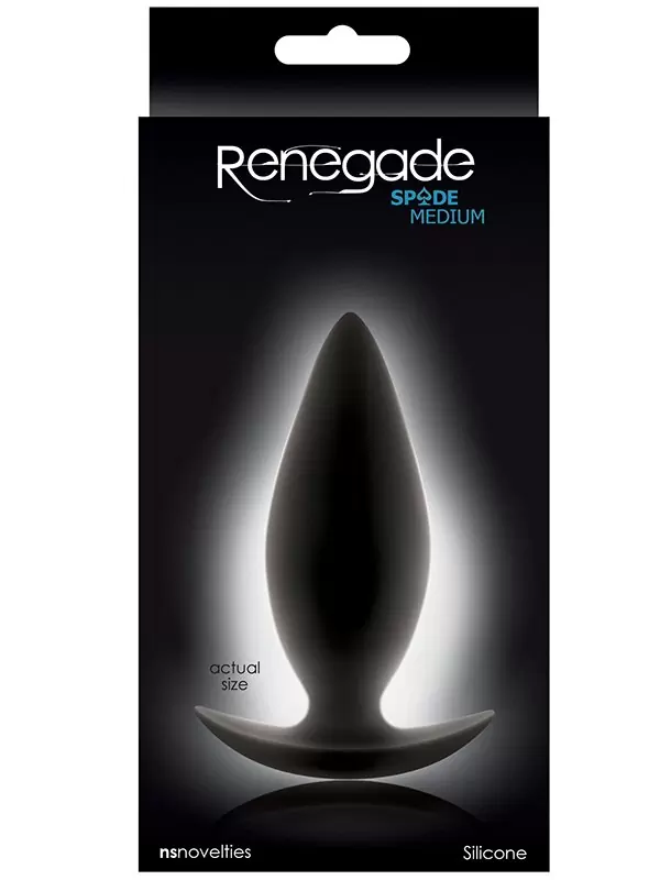 Анальная пробка Renegade Spades средняя