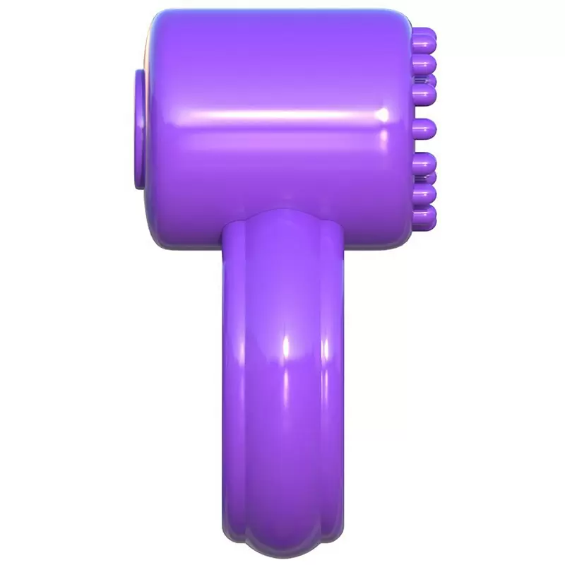 Эрекционное кольцо Sensual Touch Love Ring с вибрацией – фиолетовый