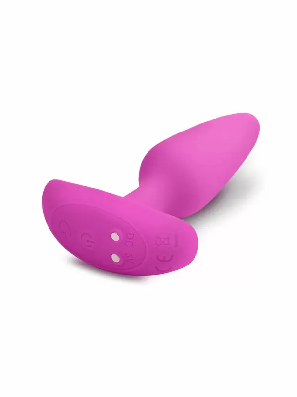 Миниатюрная анальная пробка с вибрацией Gvibe Gplug XS Raspberry, 7х2 см