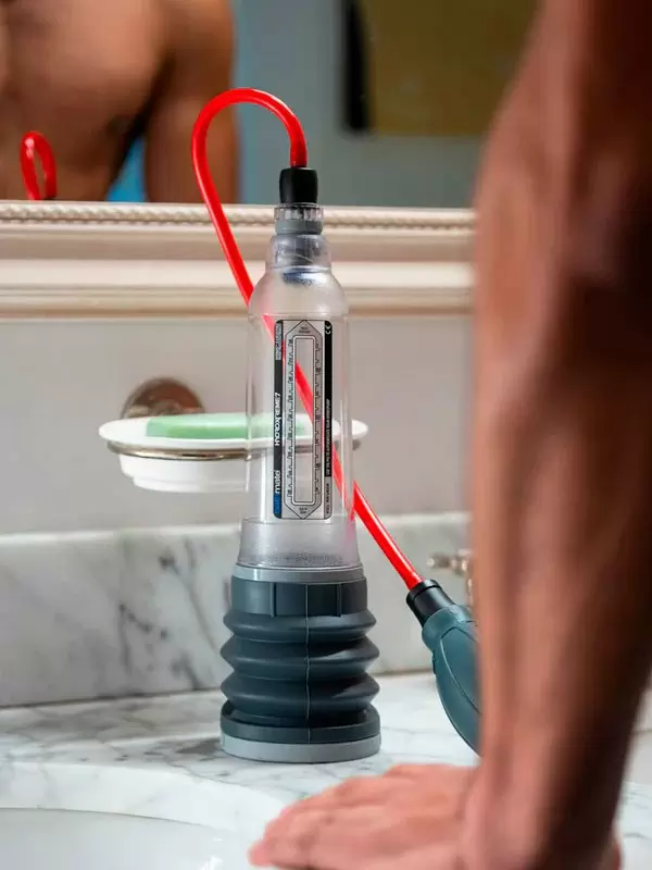 Гидропомпа Bathmate HydroXtreme8 crystal, с грушей, для мужчин с размером до 21 см