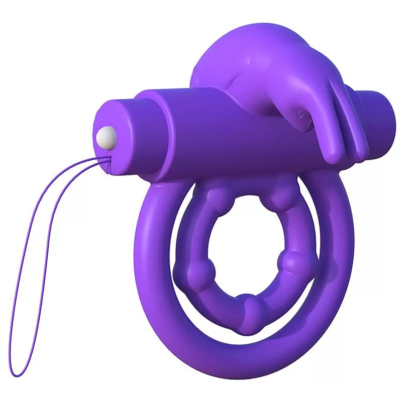 Эрекционное виброкольцо Remote Control Rabbit Ring многофункциональное – фиолетовый