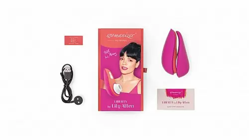 Вакуумно-волновой стимулятор клитора Womanizer Lily Allen: 10.5 см, 6 режимов интенсивности