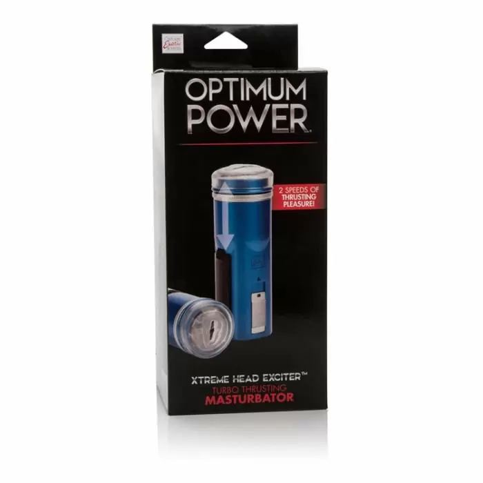Мастурбатор с вибрацией Calexotics Optimum Power Xtreme Head Exciter - синий