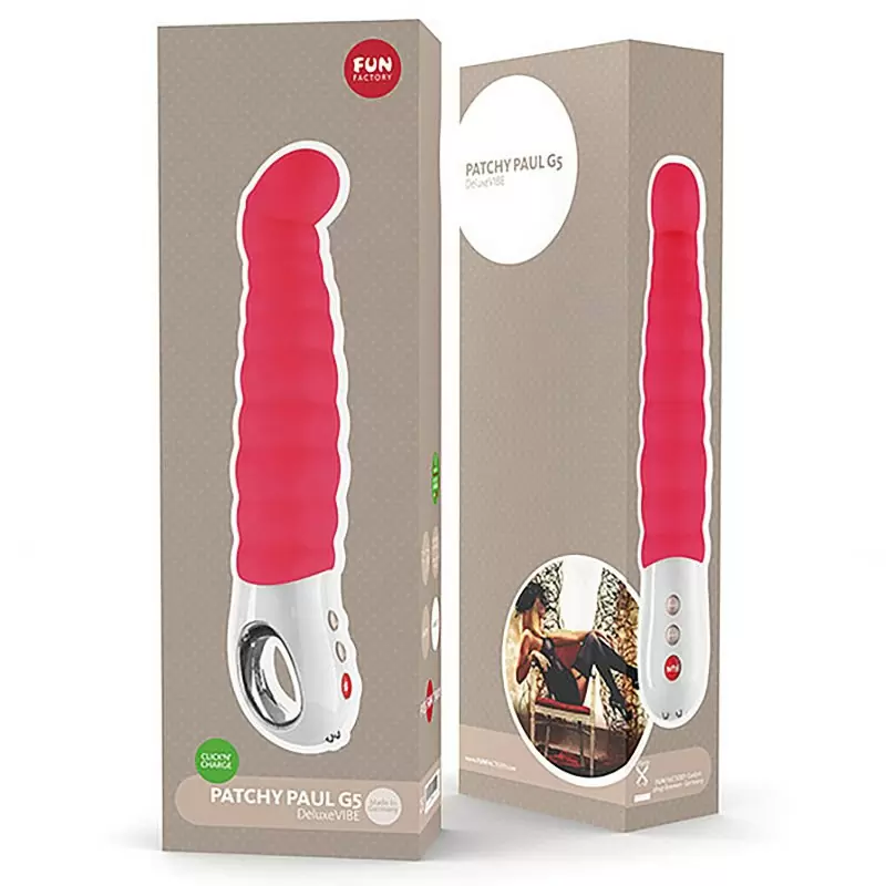 Перезаряжаемый вибратор G точки класса делюкс Patchy Paul  G5 - оранжевый