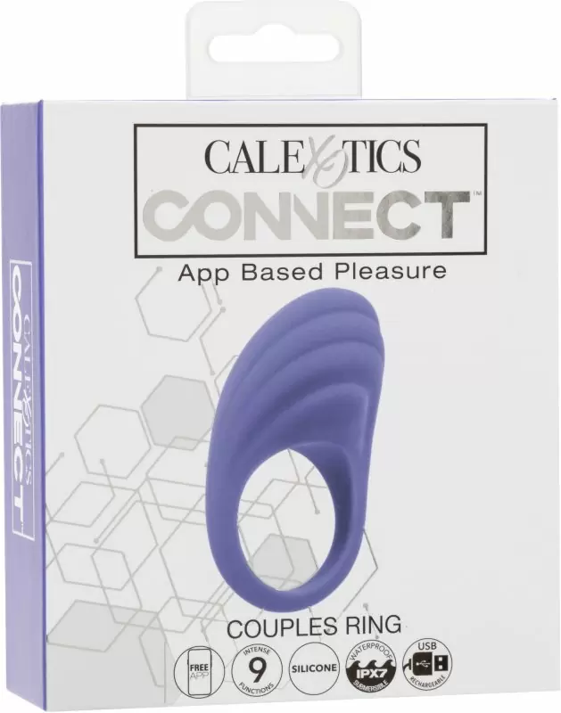 Эрекционное виброкольцо Connect Couples Ring с управлением через приложение