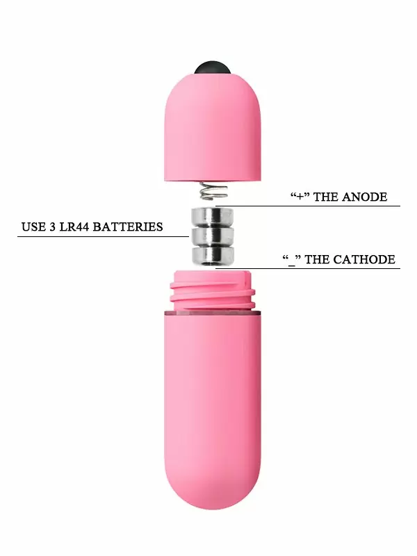 Компактная вибропуля Baile Mini Vibe, 6,2 см, 10 режимов, розовый