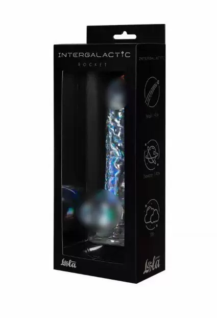 Прозрачный дилдо Intergalactic Rocket