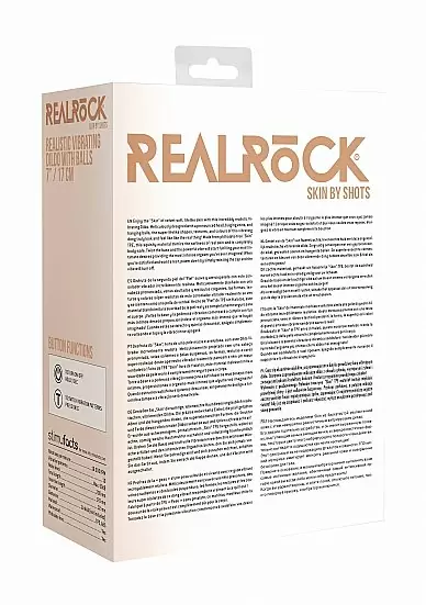 Фаллоимитатор с вибрацией Vibrating Dildo With Balls - 17 см.