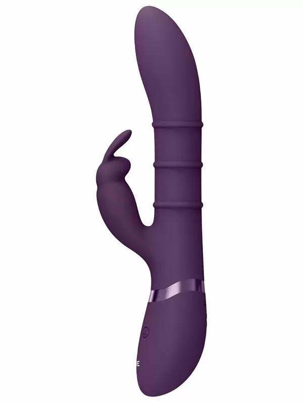 Инновационный вибратор-кролик Shots toys Sora, с 3-мя моторами, 10 скоростей