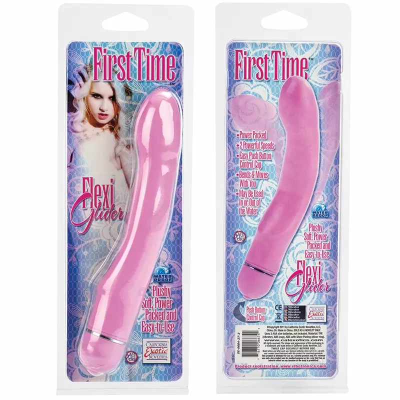 Вибромассажер First Time Flexi Glider гибкий – розовый