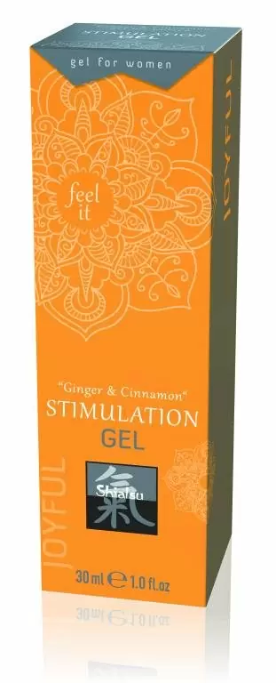 Возбуждающий гель для женщин Shiatsu STIMULATION GEL Ginger & Cinnamon, 30 мл.