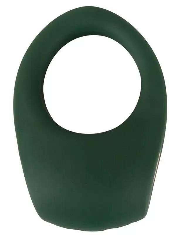 Эрекционное виброкольцо Emerald Love Luxurious, 10 режимов, диаметр 3 см, зеленый