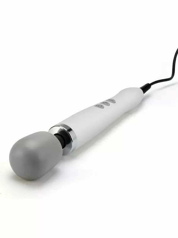Мощный вибратор Doxy Original, 37 см, силикон, белый