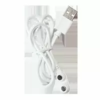 Стимулятор клитора и интимных зон Caress с 5-ю насадками - розовый