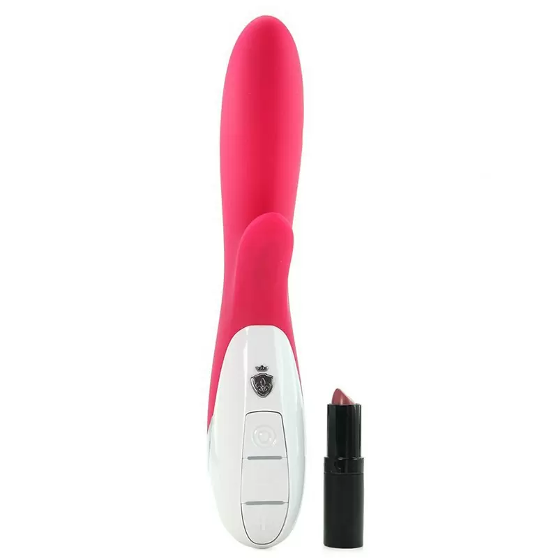 Вибромассажер Danny Divido со стимуляцией клитора – фуксия