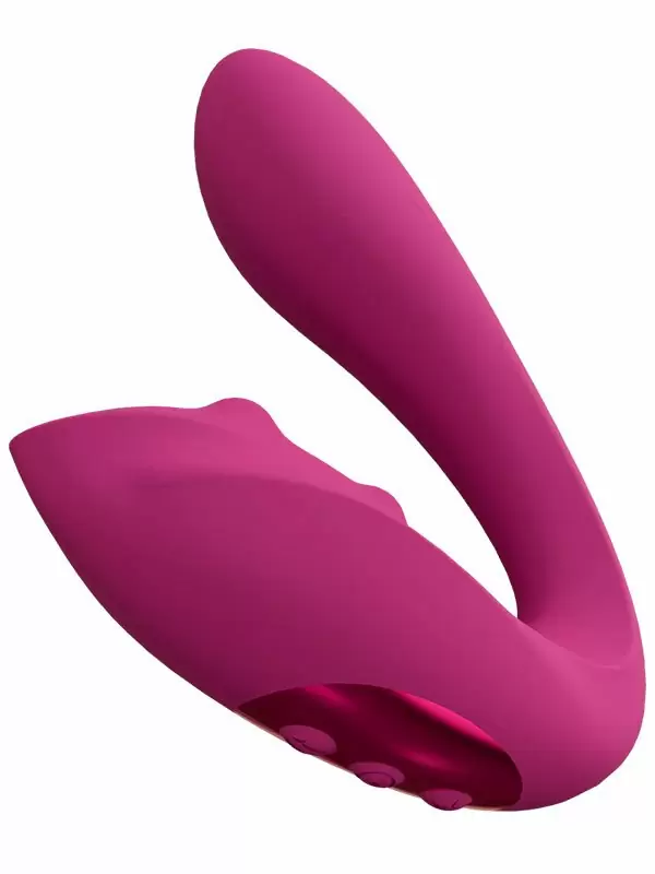 Вибратор Shots Toys Yuki, 10 скоростей, с массажными шариками, розовый