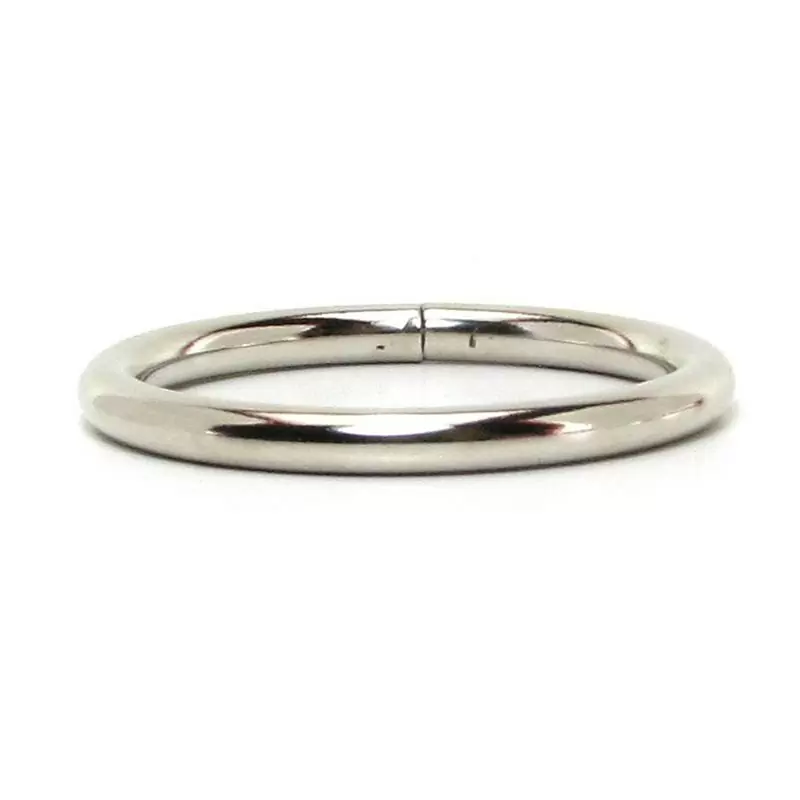 Стальное эрекционное кольцо Steel Cock Ring 1,5” – серебристый