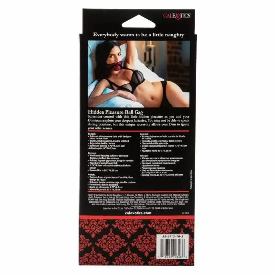 Кляп из полиэстера Scandal Hidden Pleasure Ball Gag