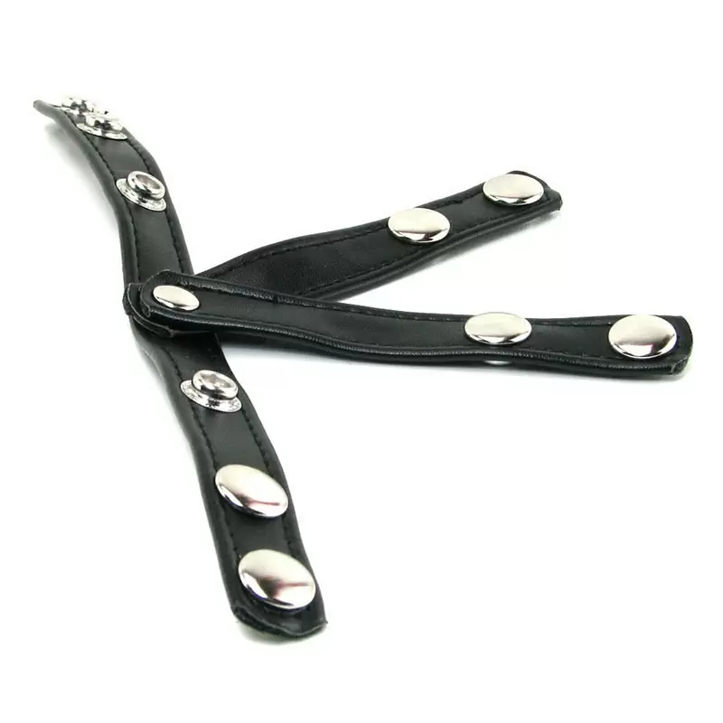 Кольцо на пенис V-style Cock Ring с разделителем мошонки – черный