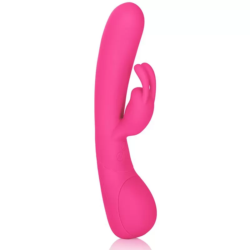 Вибромассажер Impress Rabbit со стимуляцией клитора – розовый
