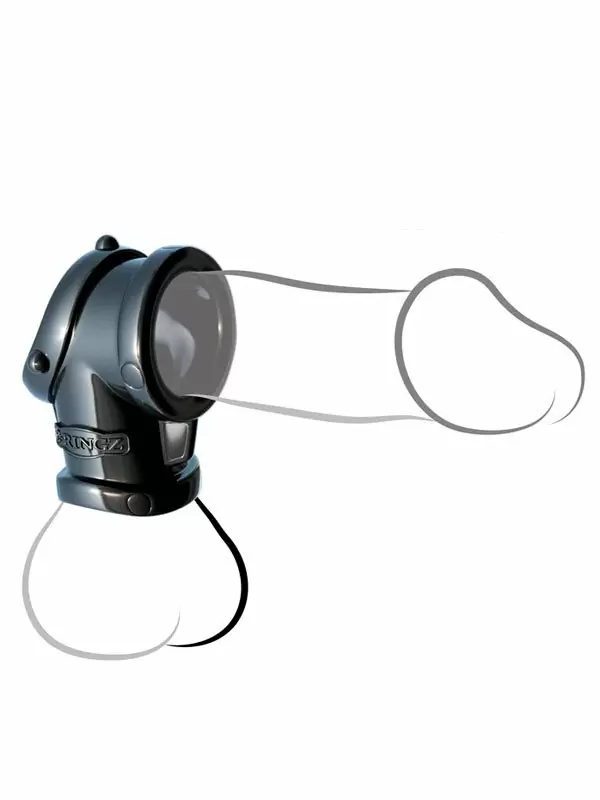 Эрекционное кольцо Pipedream Cock Pipe With Ball-Stretcher, с растяжителем мошонки, ТПР, 3,3 см