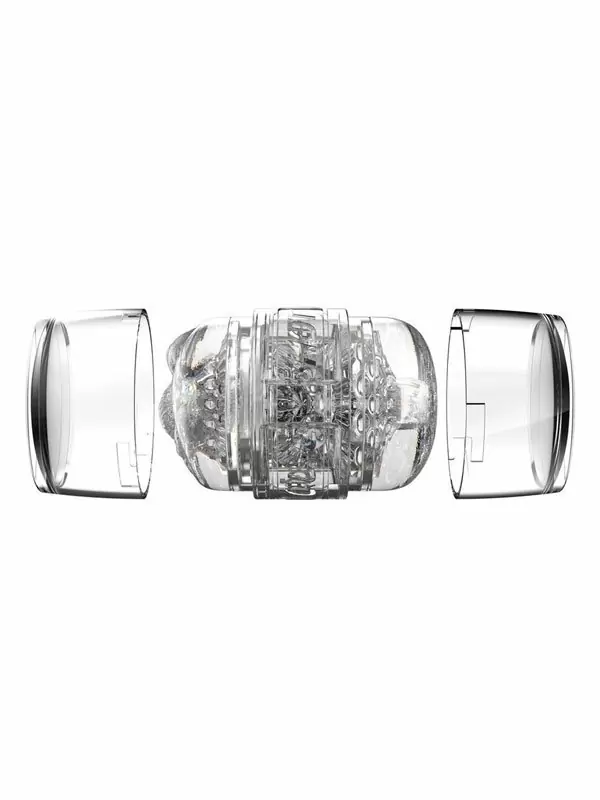 Реалистичный мастурбатор Fleshlight Quickshot Stoya, 11 см, анатомия реальной актрисы, прозрачный