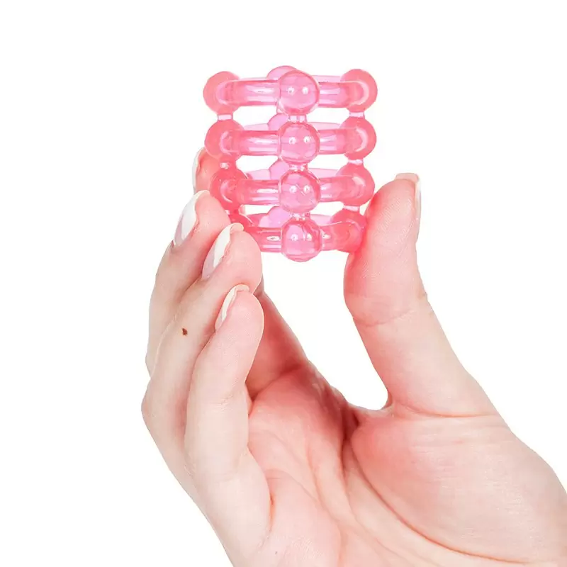 Насадка на пенис Silicon Ring – розовая