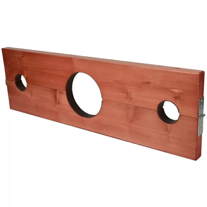 Деревянные колодки АГФ для шеи и рук - красный