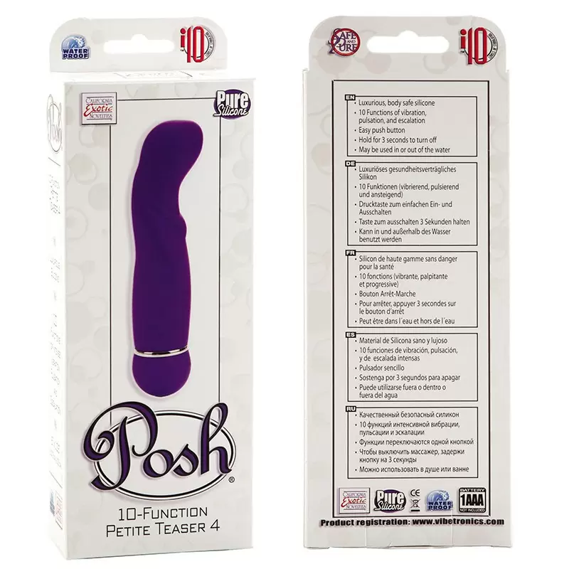 Водонепроницаемый мини вибромассажер Posh Petite Teaser 4