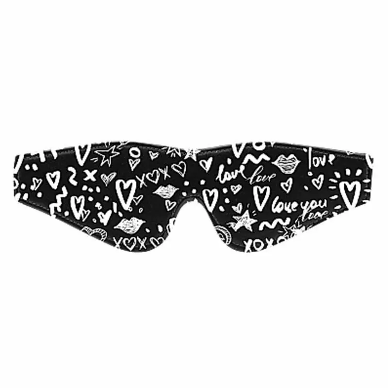 Маска на глаза закрытого типа (повязка) Love Street Art Fasion
