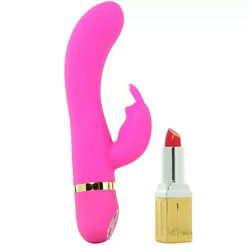 Очаровательный двойной вибратор Spellbound Bunny – розовый