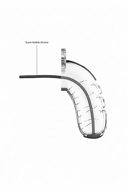 Мужской пояс верности со стимулятором уретры Cock Cage Model 16 Chastity 4.5