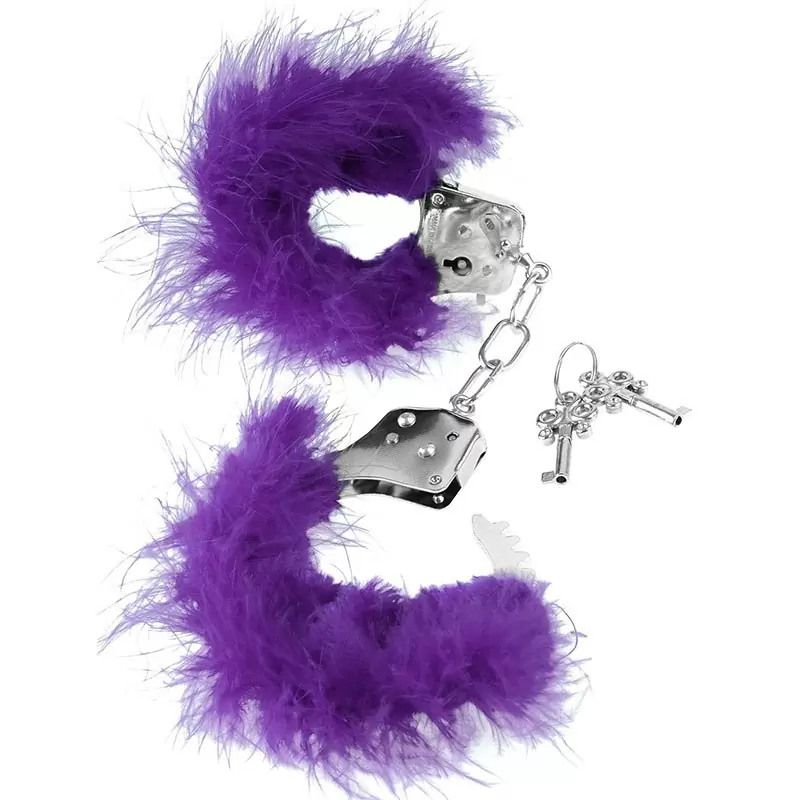 Наручники Feather Love Cuffs – фиолетовые