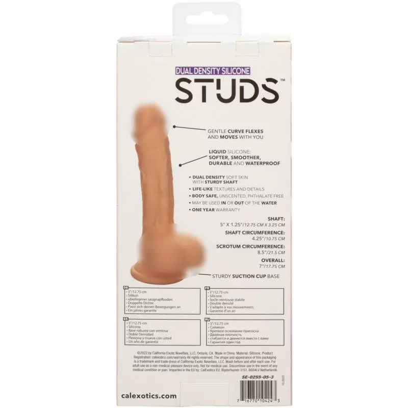 Фалоимитатор Dual Density Silicone Studs (12,75 х 3,25 см.)