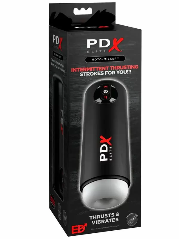 Автоматический вибромастурбатор Pipedream Moto Milker, 10 режимов, ТПЕ, 12.7 см