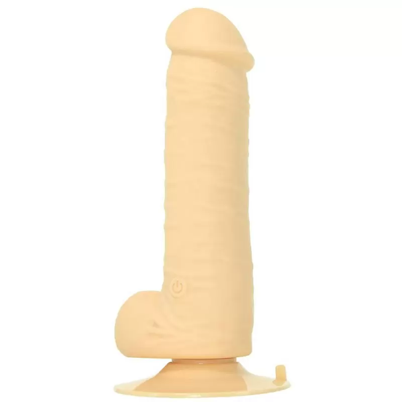 Водонепроницаемый дилдо-реалистик с вибрацией на присоске 10-Function Emperor 5,75” – телесный