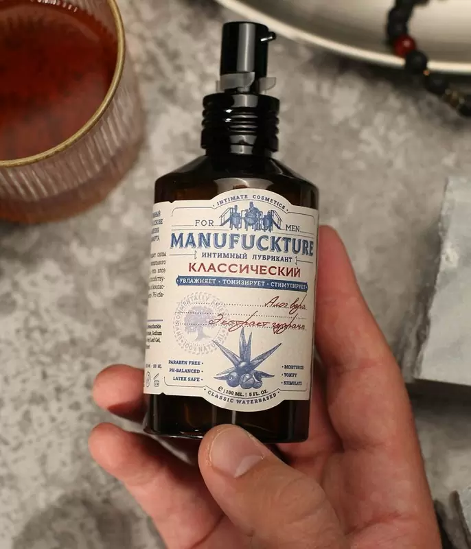 Классический увлажняющий интимный гель MANUFUCKTURE, с гуараной, 150 мл