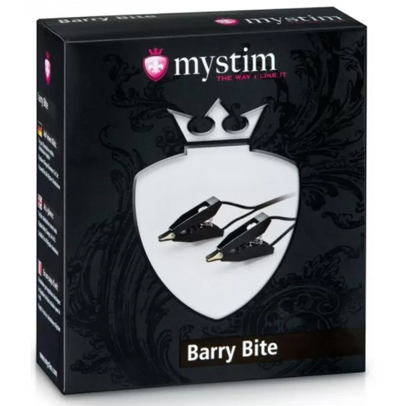 Элекро-зажимы Barry Bite для сосков и половых губ – черный