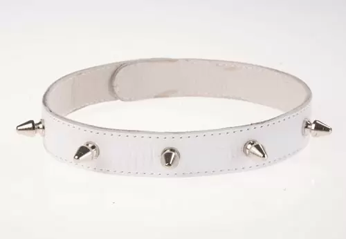 Ошейник с шипами White