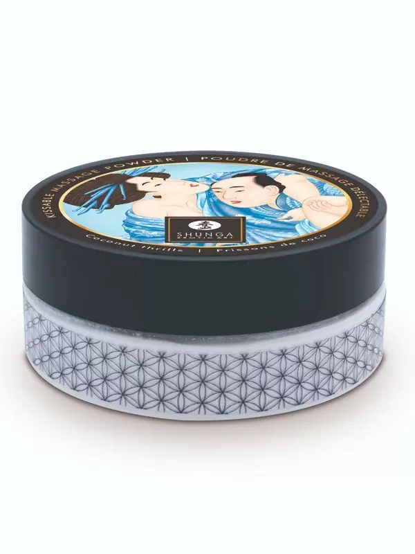 Ароматизированная массажная пудра Shunga Кокосовое Волнение, без добавления сахара, 290 г