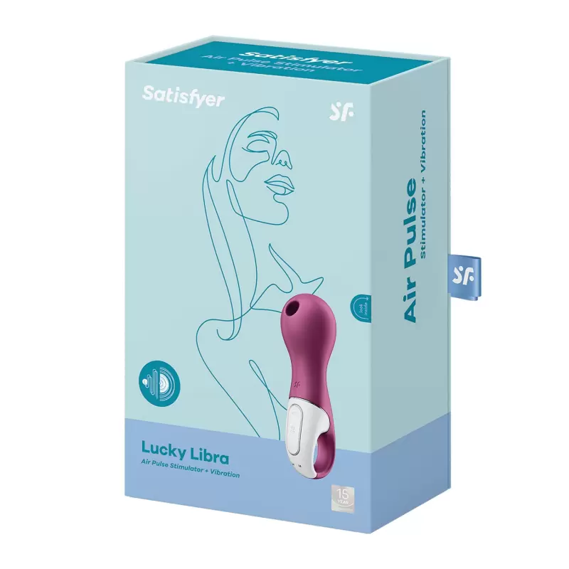 Двусторонний вакуумно-волновой стимулятор с вибрацией Lucky Libra от Satisfyer