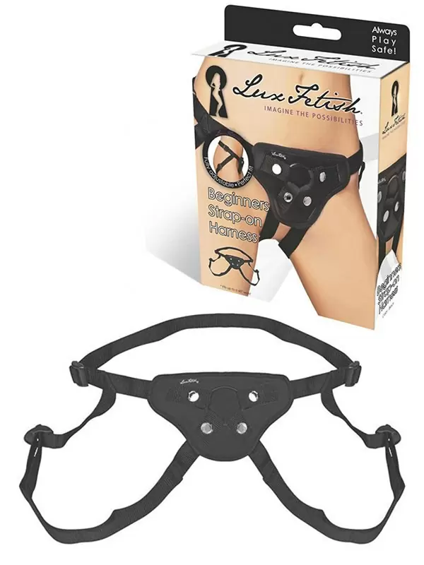 Трусики-джоки для страпона Beginners Strap-On Harness – черный